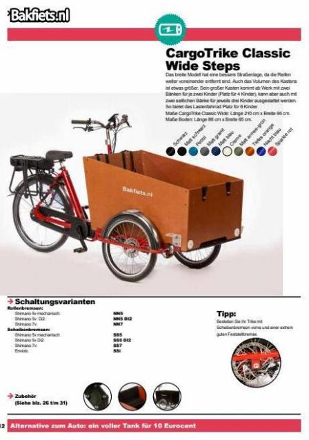 Bakfiets.nl Brochure 2022. Page 12. Bakfiets