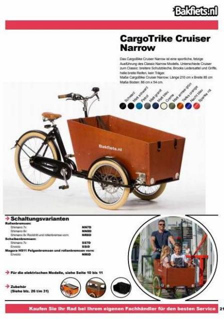 Bakfiets.nl Brochure 2022. Page 21. Bakfiets