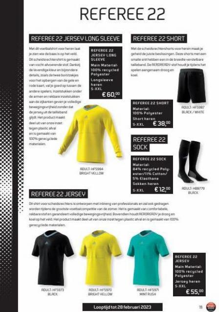 Folder Adidas catalogus Sport 2000. Page 11
