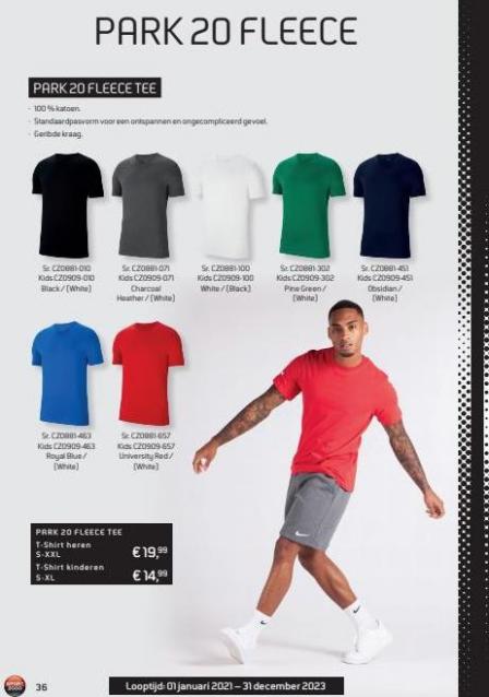 Folder Nike catalogus Sport 2000. Page 36