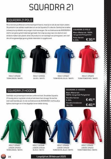 Folder Adidas catalogus Sport 2000. Page 24