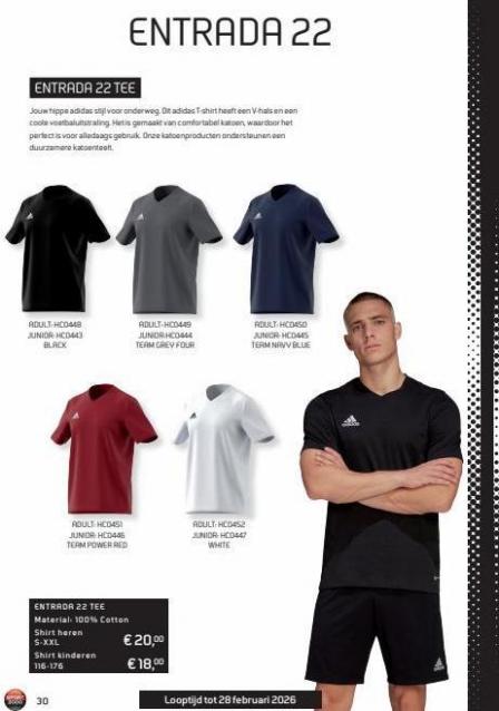 Folder Adidas catalogus Sport 2000. Page 30