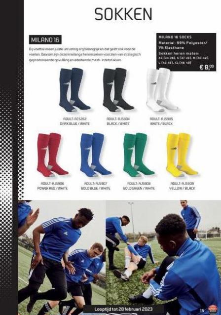 Folder Adidas catalogus Sport 2000. Page 15