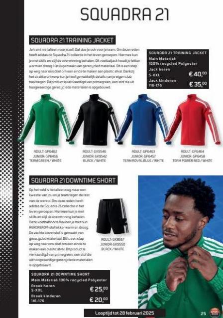 Folder Adidas catalogus Sport 2000. Page 25