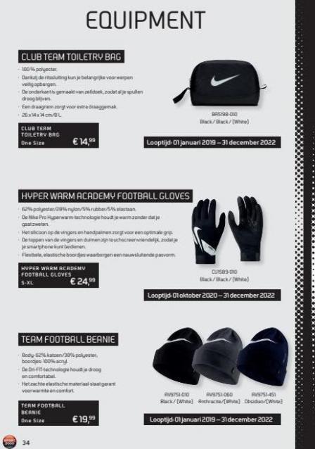 Folder Nike catalogus Sport 2000. Page 34