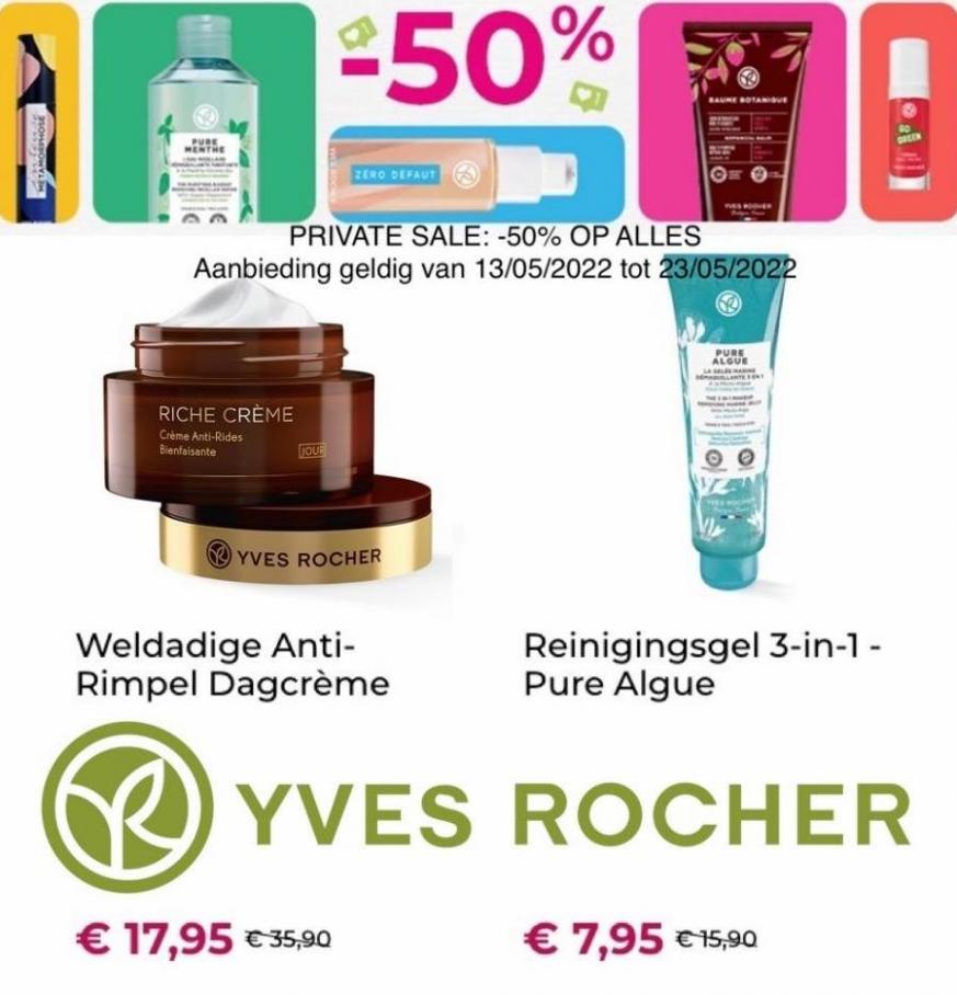PRIVATE SALE: -50% OP ALLES Yves Rocher. Page 4