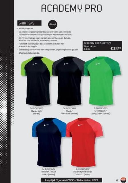 Folder Nike catalogus Sport 2000. Page 19