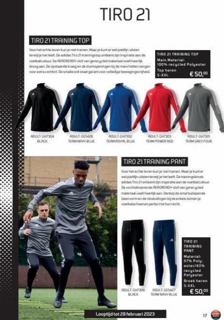 Folder Adidas catalogus Sport 2000. Page 17