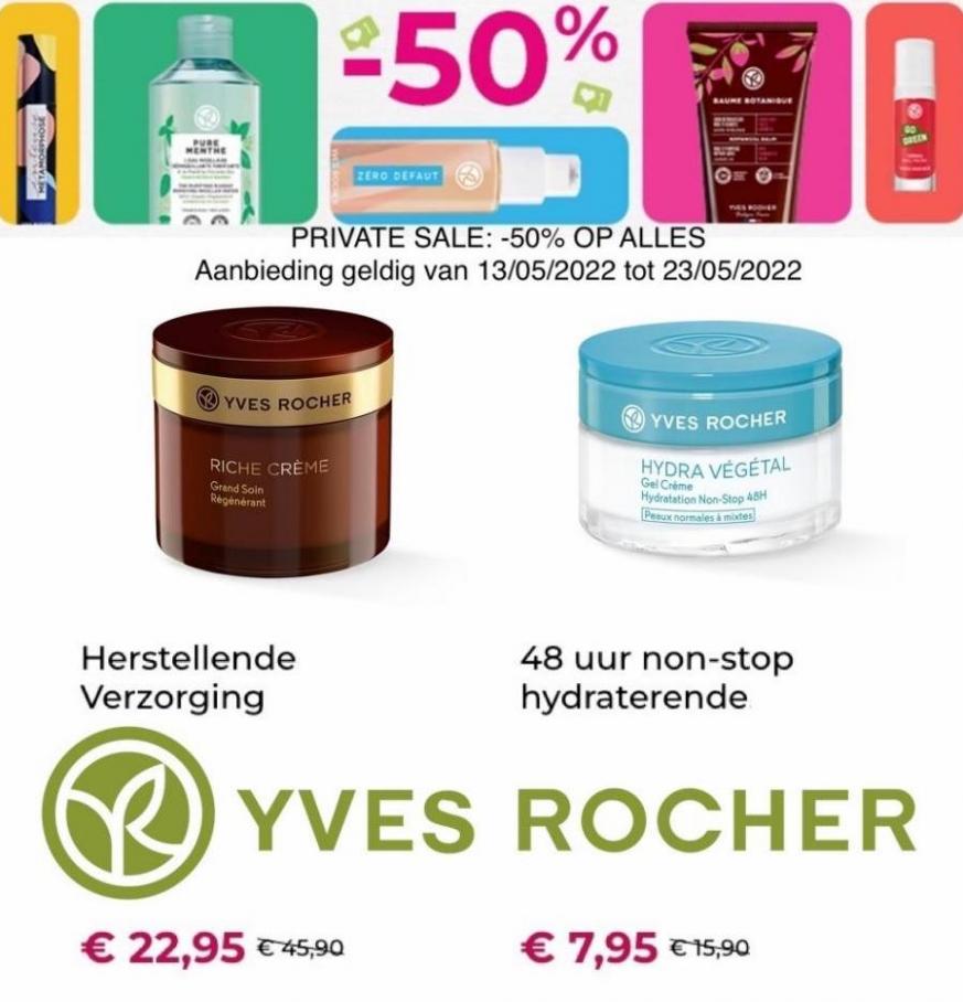 PRIVATE SALE: -50% OP ALLES Yves Rocher. Page 3