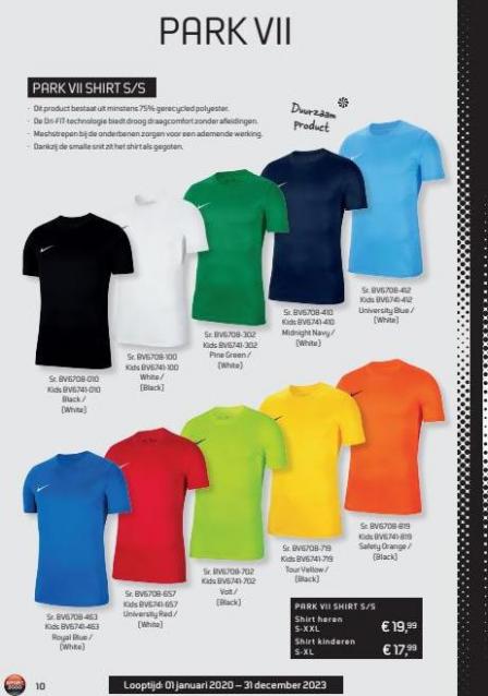 Folder Nike catalogus Sport 2000. Page 10