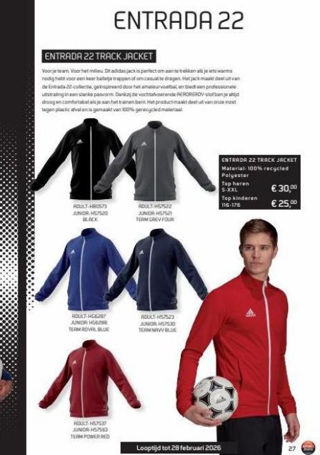 Folder Adidas catalogus Sport 2000. Page 27