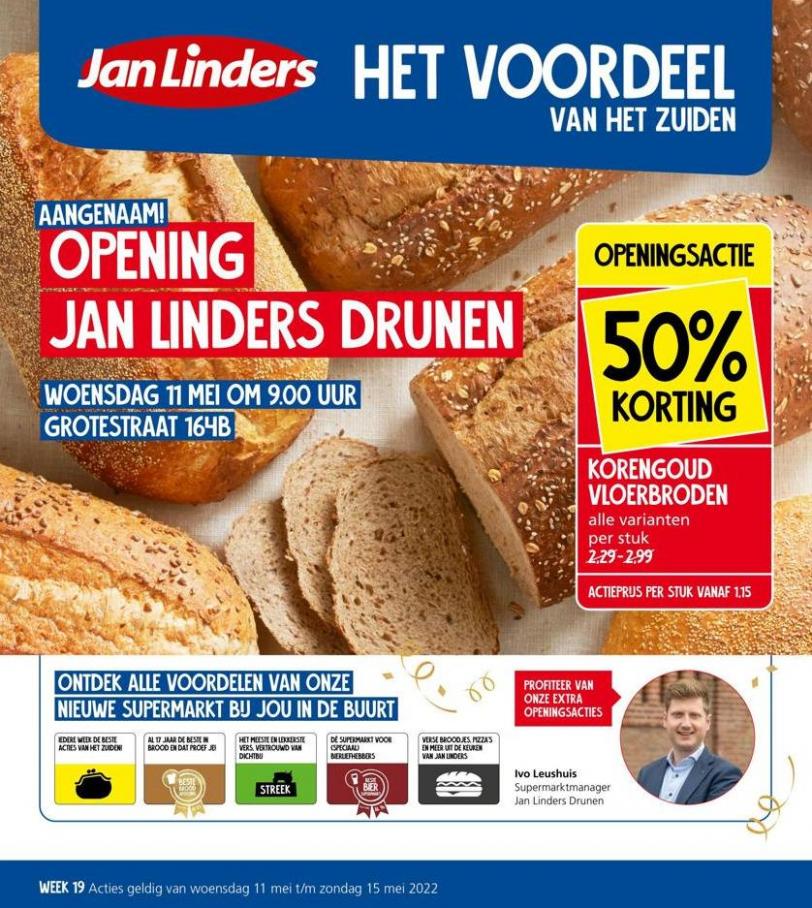 Openingsfolder Jan Linders Drunen. Page 1
