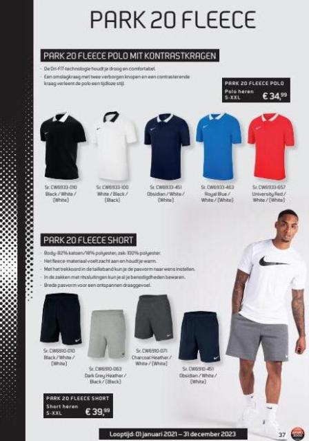 Folder Nike catalogus Sport 2000. Page 37