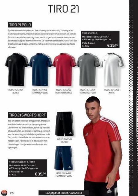 Folder Adidas catalogus Sport 2000. Page 20
