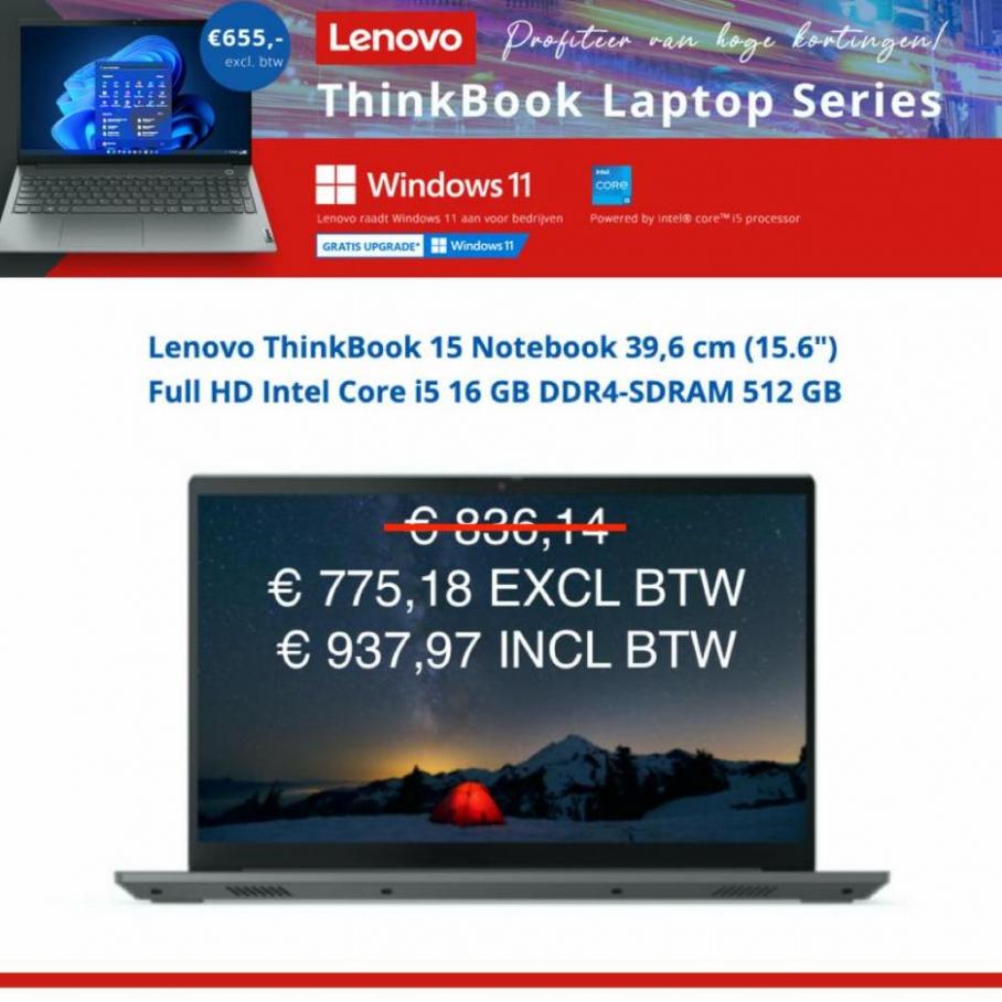 Lenovo Thinkbooks de scherpste prijs! Max ICT. Page 4