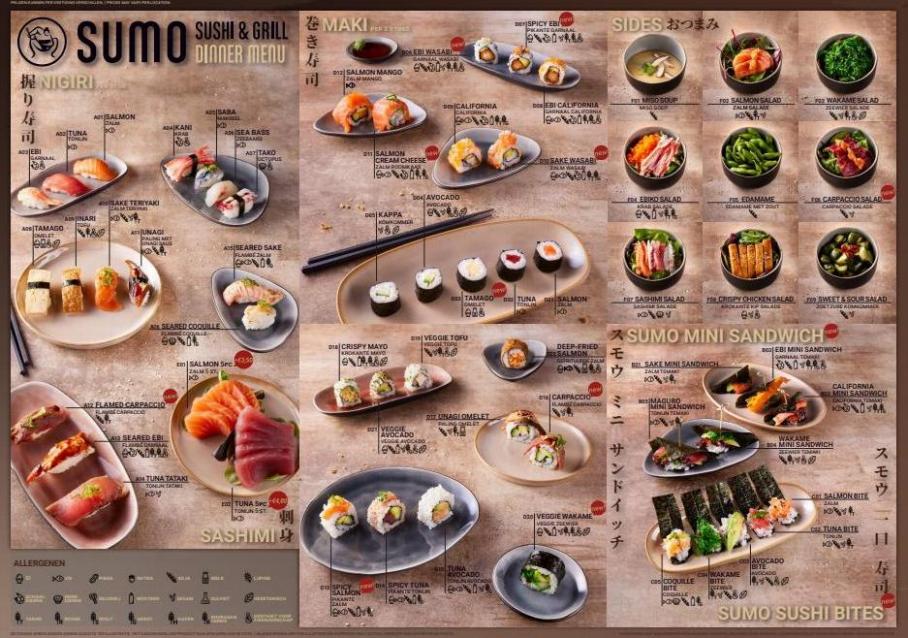 Dinner Menu. Restaurant Sumo. Week 24 (2022-08-31-2022-08-31)