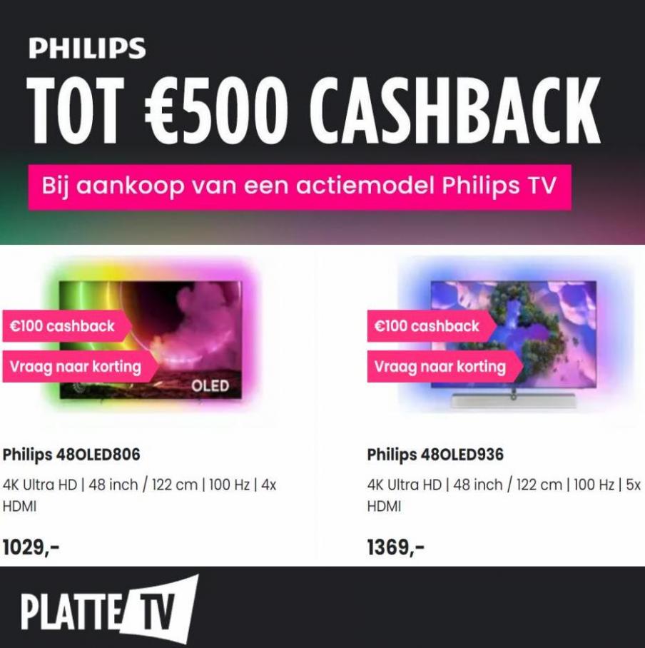 Philips Tot €500 Cashback. Page 5