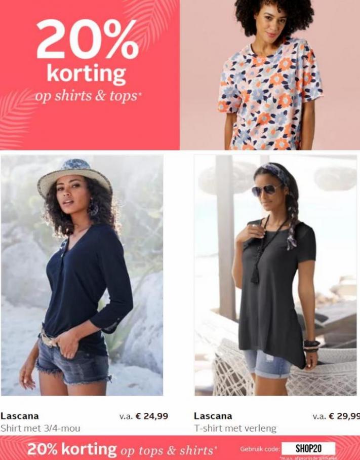 20% Korting op Shirts & Tops*. Page 10