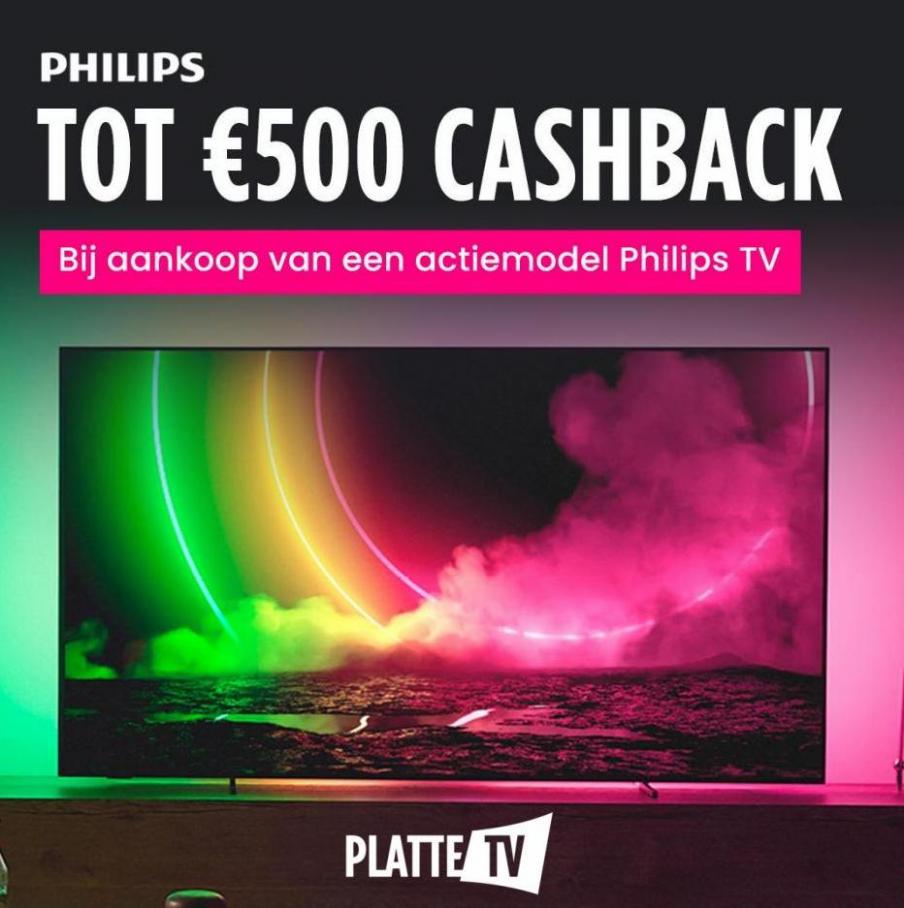 Philips Tot €500 Cashback. PlatteTV. Week 26 (2022-07-15-2022-07-15)