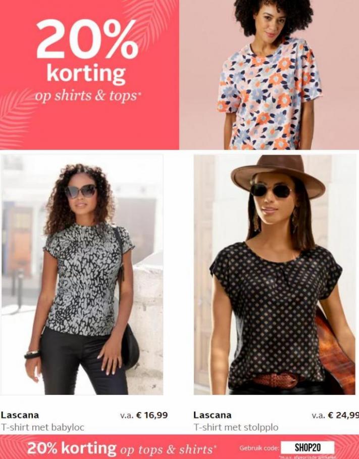 20% Korting op Shirts & Tops*. Page 9