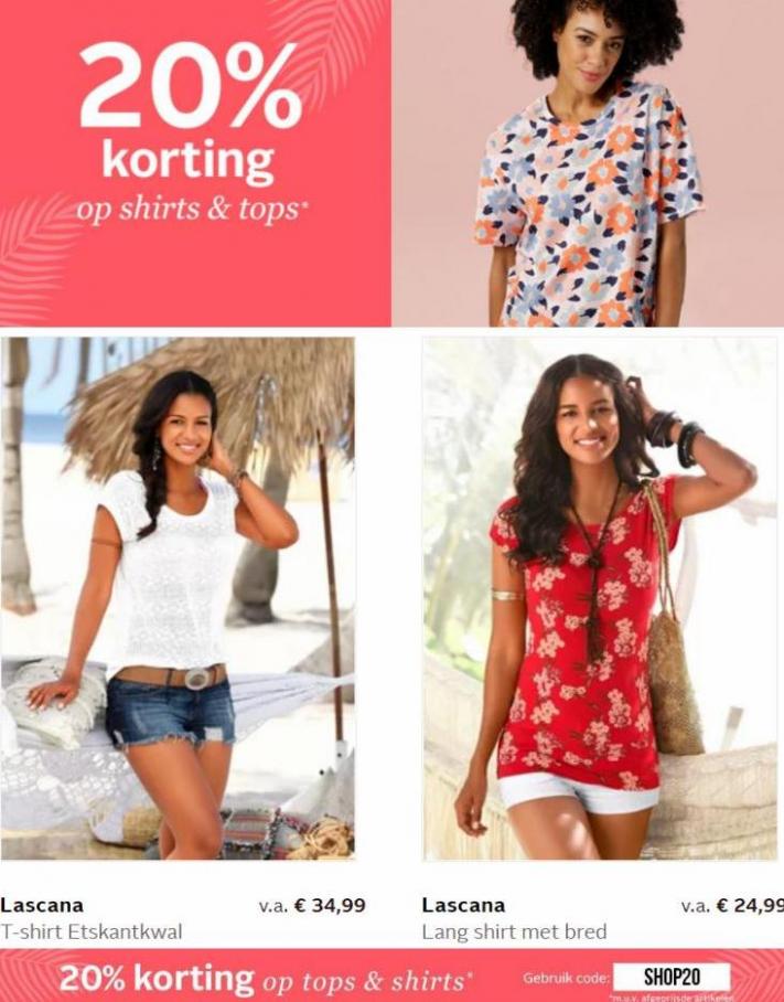 20% Korting op Shirts & Tops*. Page 8