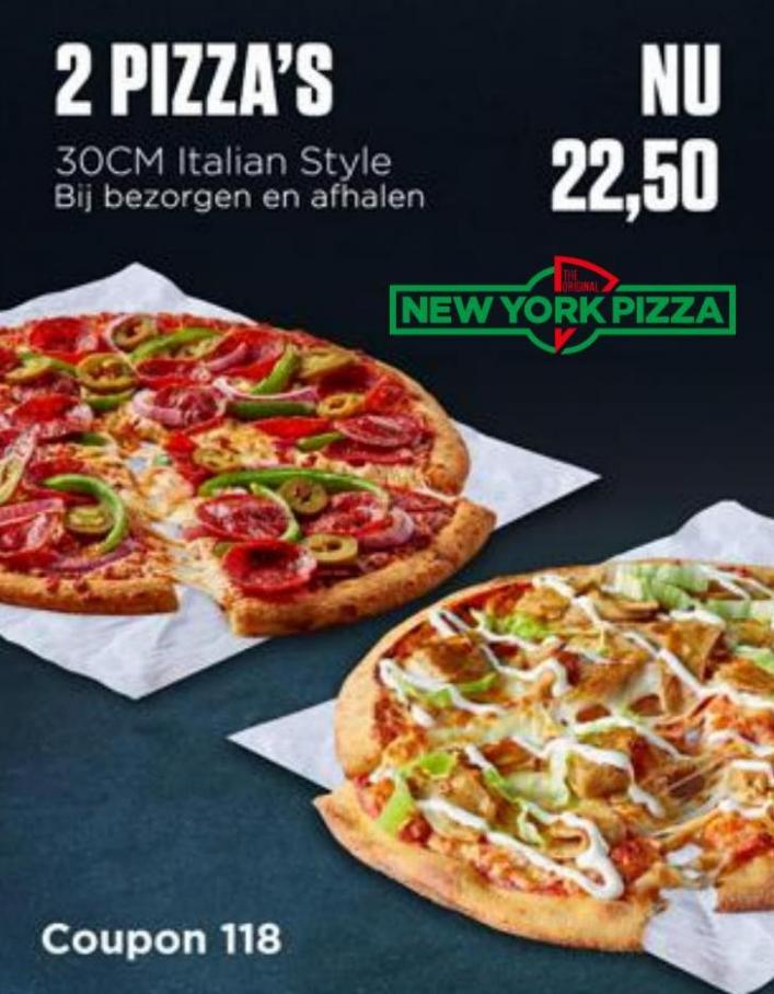 Aanbiedingen New York Pizza. New York Pizza. Week 26 (2022-07-09-2022-07-09)