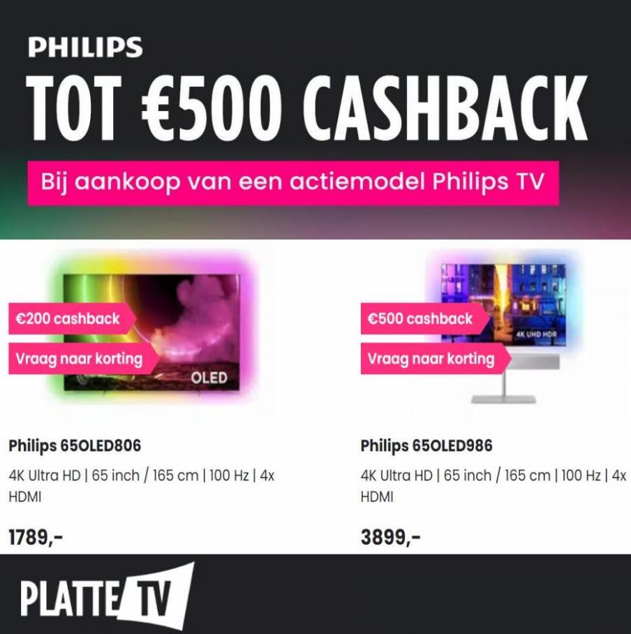 Philips Tot €500 Cashback. Page 2