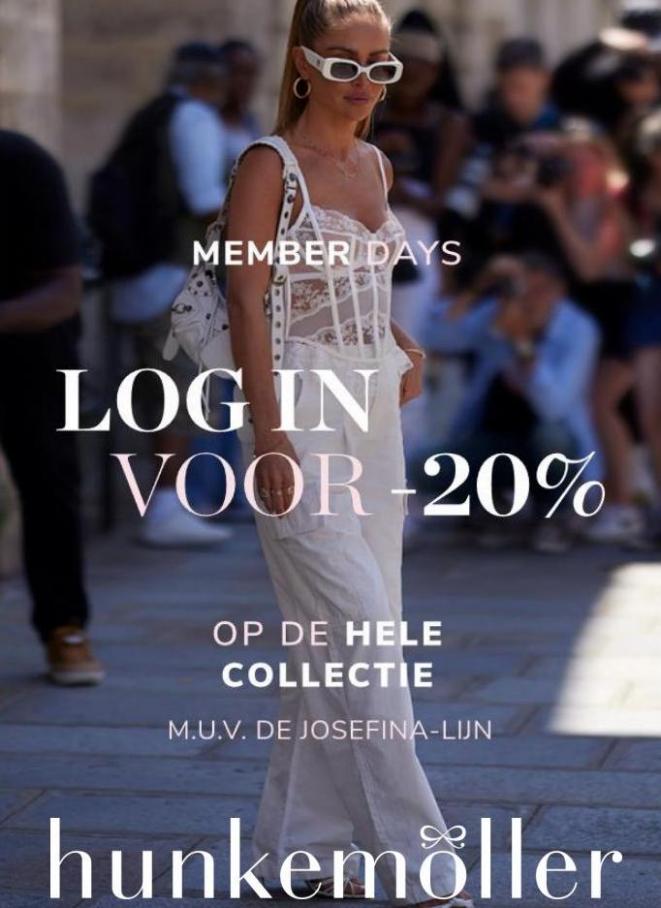 Member Day Log in Voor -20%. Hunkemoller. Week 34 (2022-08-30-2022-08-30)