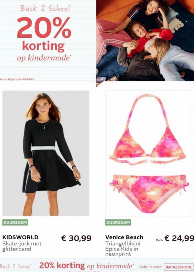 Back to School 20% Korting op Kindermode*. Page 2