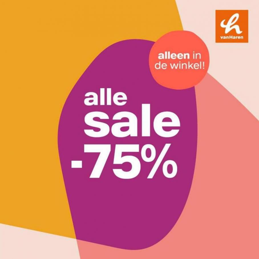 Alle Sale -75%. vanHaren. Week 32 (2022-08-21-2022-08-21)