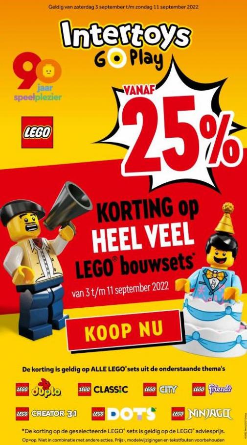 Vanaf 25% Korting op Heel Veel LEGO Bouwsets*. Intertoys. Week 35 (2022-09-11-2022-09-11)