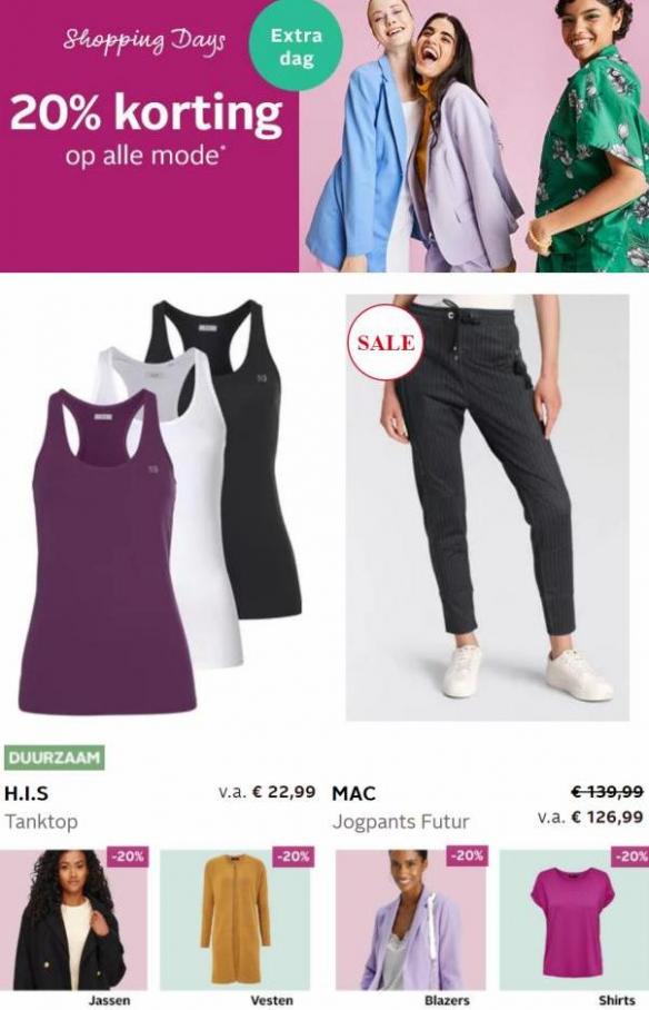 20% Korting op alle mode. Page 3