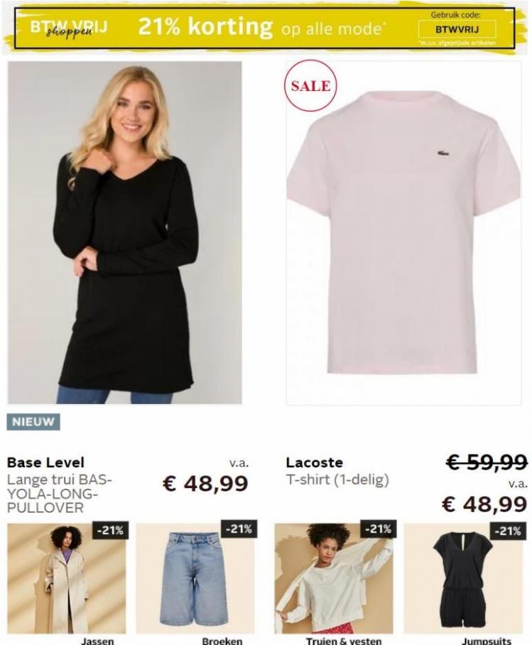 21% Korting op alle mode. Page 9