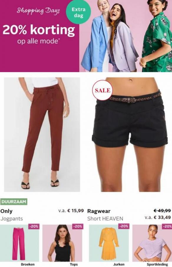 20% Korting op alle mode. Page 8
