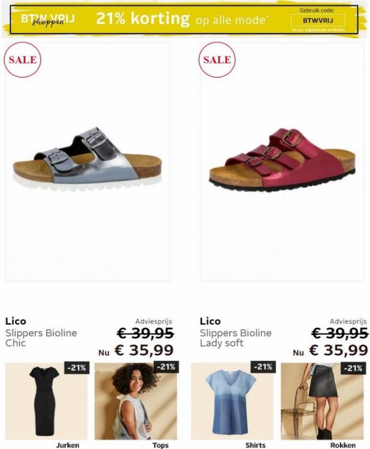 21% Korting op alle mode. Page 8