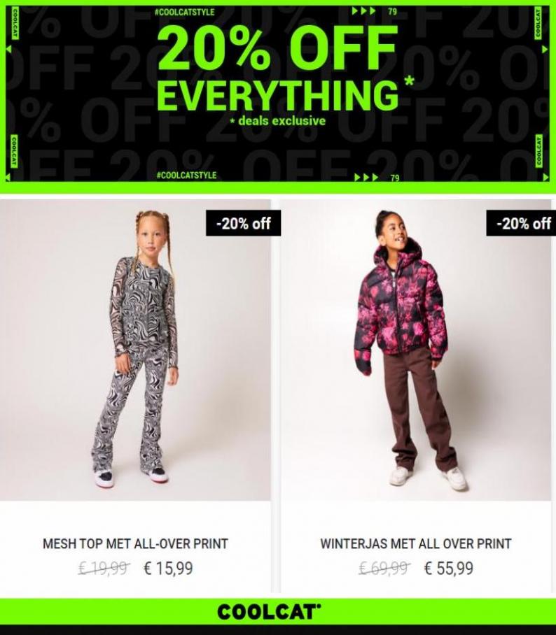 20% Off Everything*. Page 8
