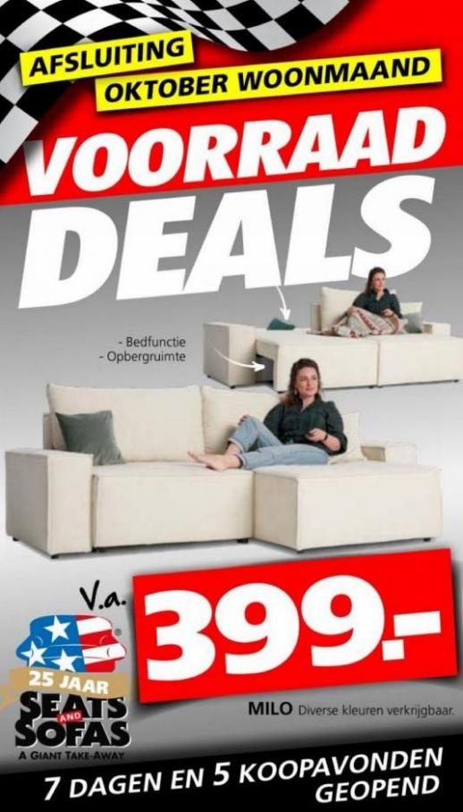 Voorraad Deals. Seats and Sofas. Week 43 (2022-10-30-2022-10-30)