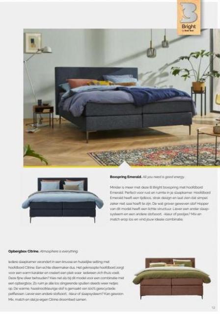 Beter Bed B Bright brochure. Page 13
