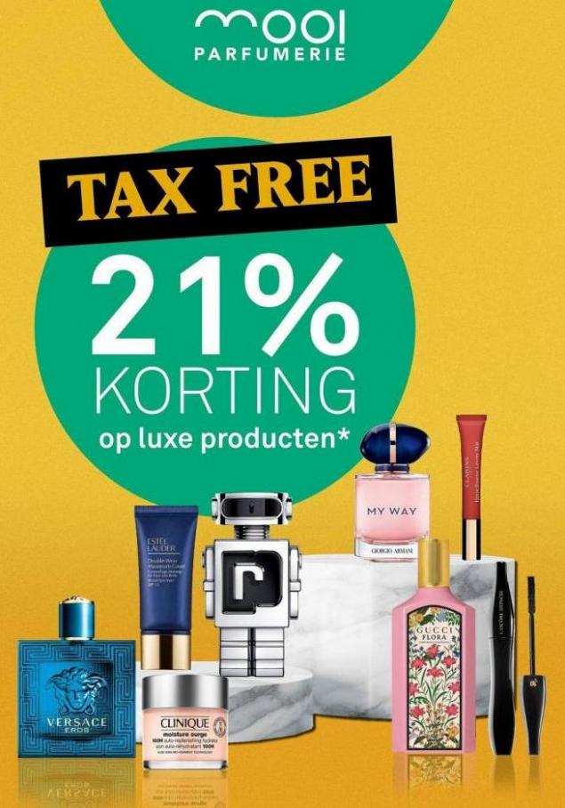 Tax Free 21% Korting. Mooi parfumerie. Week 43 (2022-10-30-2022-10-30)