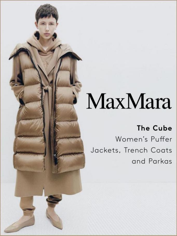 The Cube: Women’s Puffer Jackets, Trench Coats and Parkas. MaxMara. Week 40 (2022-12-01-2022-12-01)