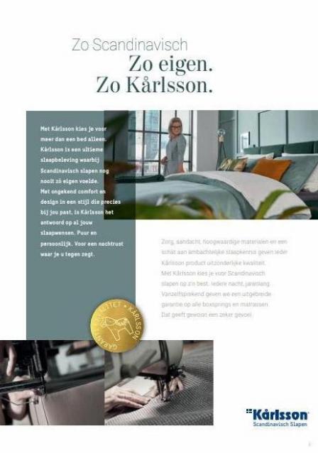 Karlsson brochure van Beter Bed. Page 3