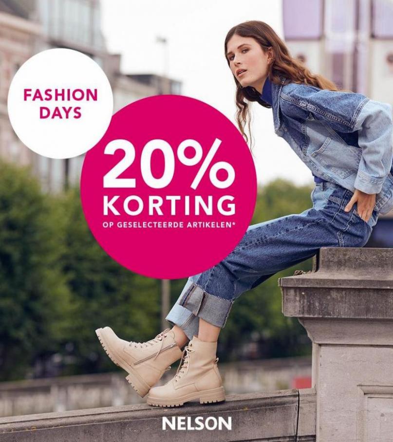 Fashion Days 20% Korting*. Nelson Schoenen. Week 39 (2022-10-11-2022-10-11)