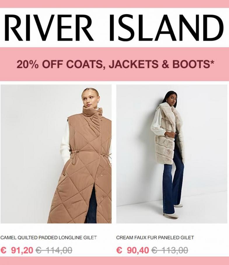 20% Off Coats, Jackets & Boots*. Page 10