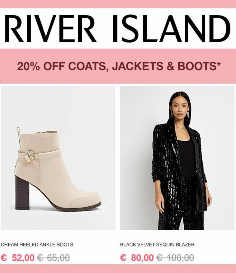 20% Off Coats, Jackets & Boots*. Page 8