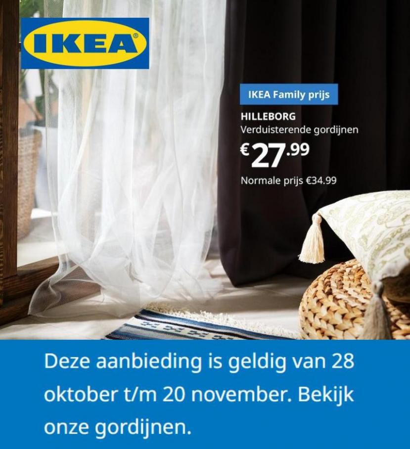 20% Korting op alle Gordijnen. IKEA. Week 45 (2022-11-20-2022-11-20)