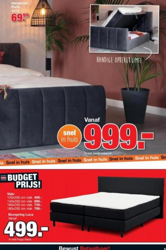 Budget Home Store folder. Page 9