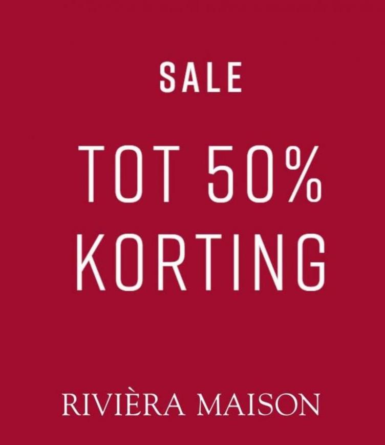 Sale Tot 50% Korting. Rivièra Maison. Week 52 (2023-01-06-2023-01-06)