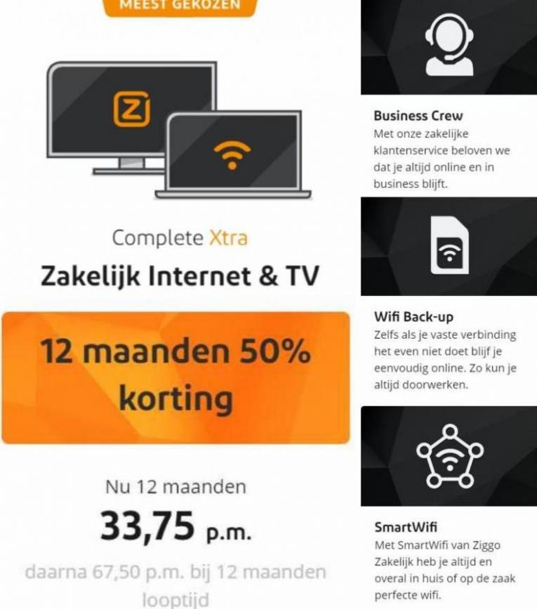 Zakelijk Internet  Xtra & TV 12 maanden 50% Korting. Page 4