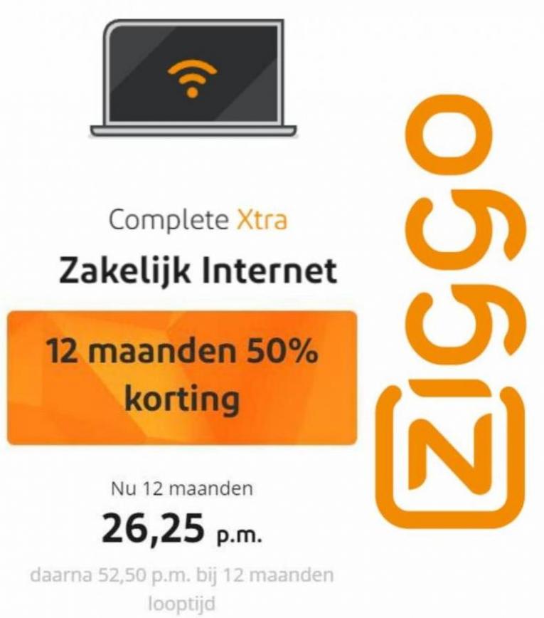 Zakelijk Internet  Xtra & TV 12 maanden 50% Korting. Page 3