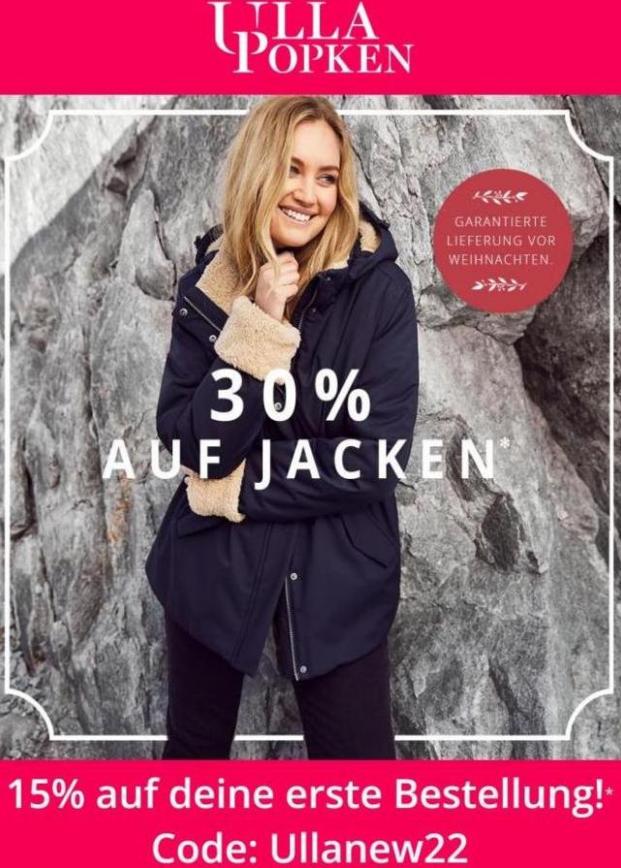 30% Auf Jacken*. Ulla Popken. Week 52 (2023-01-05-2023-01-05)